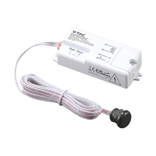V-Tac Infrarot-Bewegungssensor - Weiß, 2-in-1, max. 200W LED, IP20 Innenbereich