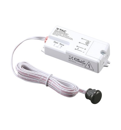 V-Tac Infrarot-Bewegungssensor - Weiß, 2-in-1, max. 200W LED, IP20 Innenbereich