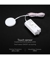 V-Tac Infrarot-Touch-Sensor, Weiß - Max. 600W LED, integrierte Touch-Funktion, wirkt durch Tischplatte