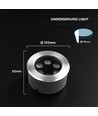EN: VT-84106 6W LED UNDERGROUND LIGHT COLORCODE: 4000K SILVER BODY IP67