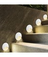 3W LED Einbaustrahler für Treppen - Rund, weiß, IP65, 3000K