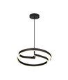 25W LED Designer-Pendelleuchte - Ø40cm, Sandy Black, 4000K, dekorative Deckenlampe