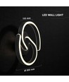 22W LED Designer Wandleuchte - 30x11cm, 4000K, Schwarz, inkl. Leuchtmittel