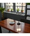 V-Tac 25W LED Designer-Tischleuchte - 4000K, Mattschwarz, dekorativ