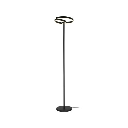 25W LED Designer Stehleuchte - Ø30 x 142cm, Mattschwarz, 4000K