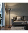 25W LED Designer Stehleuchte - Ø30 x 142cm, Mattschwarz, 4000K