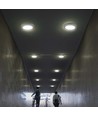 V-Tac 12W Ø17cm Backlit LED-Aufbaupanel - 3-in-1 CCT, Cree Chip, 6 Jahre Garantie, rund weiß