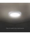 V-Tac 18W Ø22,5cm BACKLIT Aufbaupanel - 3-in-1 CCT, CREE, 6 Jahre Garantie