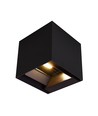V-Tac 9W Solara Wandleuchte mit Sensor - Solar, IP65, 3-in-1 CCT, schwarz