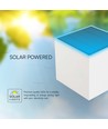 V-Tac 9W Solara Wandleuchte mit Sensor - IP65, weiß, 3-in-1 CCT, Solar