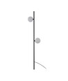2er-Set 3W LED-Gartenleuchte - Schwarz, IP65, 3000K, inkl. Leuchtmittel
