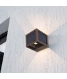 V-Tac 9W Solara Wandleuchte mit Sensor, CCT - IP65, Cortenfarben, Solar