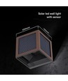 V-Tac 9W Solara Wandleuchte mit Sensor, CCT - IP65, Cortenfarben, Solar