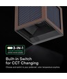 V-Tac 9W Solara Wandleuchte mit Sensor, CCT - IP65, Cortenfarben, Solar