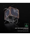 V-Tac 9W Solara Wandleuchte mit Sensor, CCT - IP65, Cortenfarben, Solar