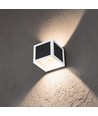 V-Tac 9W LED Solar-Wandleuchte mit PIR-Sensor - CCT, IP65, weißes Gehäuse