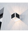 V-Tac 9W LED Solar-Wandleuchte mit PIR-Sensor - CCT, IP65, weißes Gehäuse