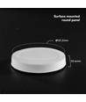6W Ø12cm LED-Aufbaupanel - CCT, Backlit, CREE Chip, 6 Jahre Garantie, rund