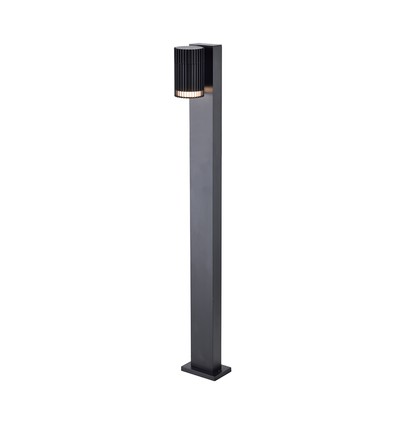 V-Tac 50cm GU10 Gartenlampe - IP44, Schwarz, ohne Leuchtmittel