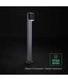 V-Tac 50cm GU10 Gartenlampe - IP44, Schwarz, ohne Leuchtmittel