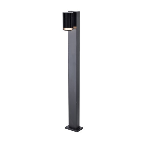 V-Tac GU10 Gartenleuchte, 80cm - IP44, Schwarz, ohne Leuchtmittel, Wegeleuchte