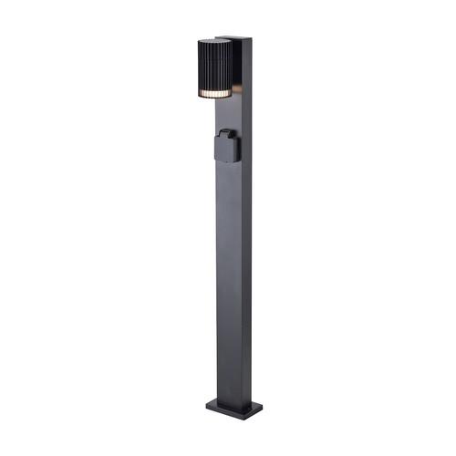 V-Tac 80cm GU10 Gartenleuchte Wegeleuchte - IP44, Schwarz, ohne Leuchtmittel