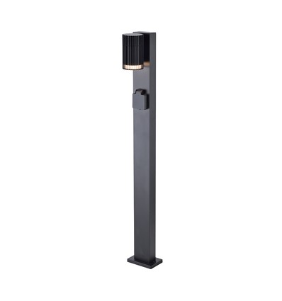 V-Tac 80cm GU10 Gartenleuchte Wegeleuchte - IP44, Schwarz, ohne Leuchtmittel