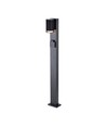 V-Tac 80cm GU10 Gartenleuchte Wegeleuchte - IP44, Schwarz, ohne Leuchtmittel
