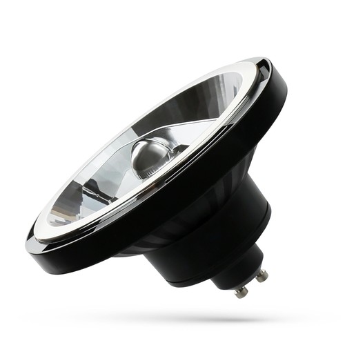 GU10 12W schwarzer LED-Spot - AR111