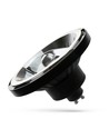 GU10 12W schwarzer LED-Spot - AR111