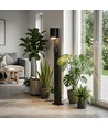 V-Tac 80cm GU10 Gartenleuchte Wegeleuchte - IP44, Schwarz, ohne Leuchtmittel
