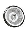 GU10 12W schwarzer LED-Spot - AR111