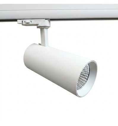 Outlet: 30W LED Schienenstrahler - 3-phasig, weiß, 3000lm, 3000K, RA90