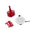 6er-Set 12V Downlight - 2,5W, rund, inkl. Lochsäge und Quick Connector, für Boot etc.