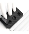 6er-Pack weiße LED-Kerzen inkl. Ladestation - Ø2cm, H: 25cm, Stabkerzen, inkl. Fernbedienung, Timer