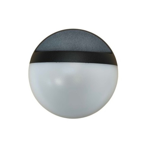 Outlet: 12W LED Wandleuchte - IP54 Außenbereich, rund, schwarz, inkl. Leuchtmittel