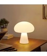 Wiederaufladbare LED Pilz Tischleuchte - Weiß, Touch dimmbar, CCT, IP54