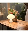Wiederaufladbare LED Pilz Tischleuchte - Weiß, Touch dimmbar, CCT, IP54