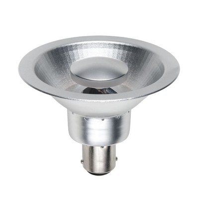 BA15d AR70 9W dimmbare LED-Lampe, 12V - 510lm, 35 Grad, graues Gehäuse