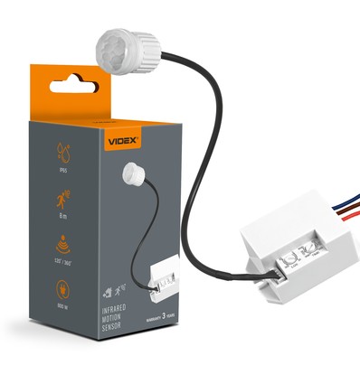 PIR Bewegungs- und Lichtsensor 800W - IP65, Einbausensor