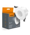 PIR Bewegungs- und Lichtsensor 1200W - Weiß, Unterputz-Sensor