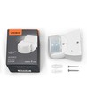 PIR Bewegungs- und Lichtsensor 1200W - IP65, weiß