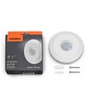 PIR Bewegungs- und Lichtsensor, 800W - Weiß, Unterputz-Sensor