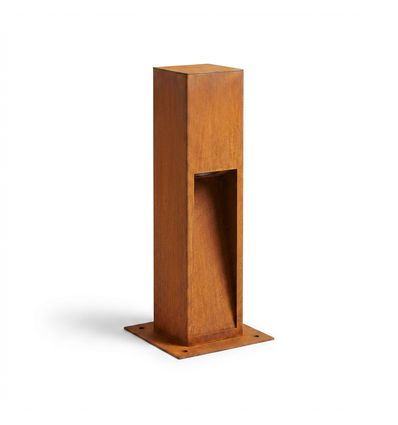 Corten Gartenlampe - 50cm, 12W, IP65 Außenbereich, inkl. Leuchtmittel