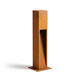 Corten Gartenleuchte - 70 cm, 12W, IP65 Außenbereich, inkl. Leuchtmittel