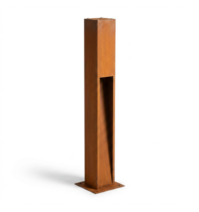 Corten Gartenlampe - 100 cm, 12W, IP65 Außenbereich, inkl. Leuchtmittel