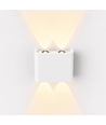 4W Luna Up/Down Wandleuchte - IP54 Außen, CCT, 3 Lichtfarben, weiß, inkl. LED
