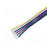 5m RGB+CCT-Kabel für LED-Streifen - 6 × 0,35 mm², 12/24V