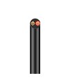 10m Kabel rot/schwarz, schwarz rund - 2x0,35mm², 12V-24V, für LED-Streifen