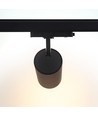 29W 3-Phasen Schienenstrahler RA98 - 110lm/w, 38 Grad, schwarz